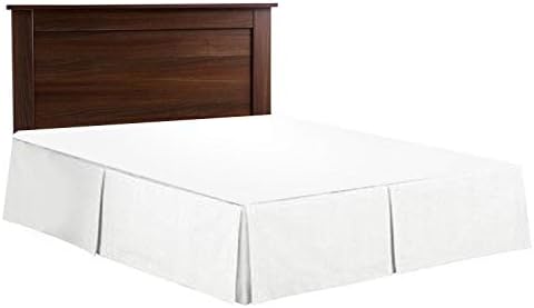 Luxxurecare True 1000TC Super Soft Bedskirt Full White 10 Drop