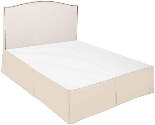 Ultra Soft Box Pleated Cream Bed Skirt Twin 39x75 18 Drop