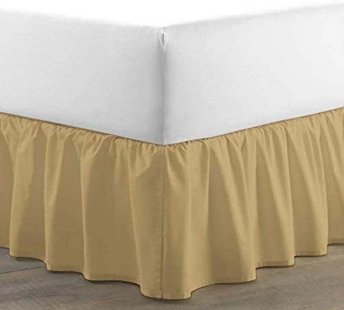 GEM BEDDING Angels Bed Skirt 100 Egyptian Cotton 300 Thread Count 16 Drop