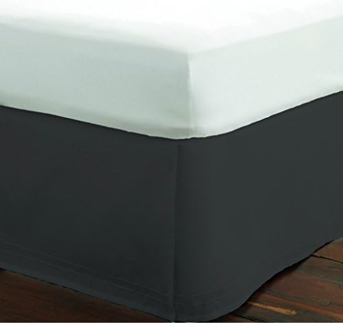 SRP Bedding Real 210 TC King Size Dark Grey Bed Skirt
