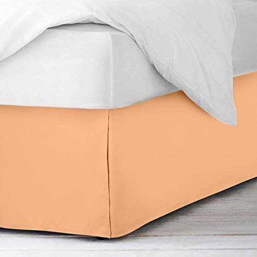 Amuze Bedding Ultra Soft Apricot Box Pleated Bed Skirt King Size