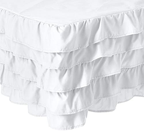 Elegant Comfort 13inch Drop Queen Bed Skirt - 1500 Thread Count Microfiber