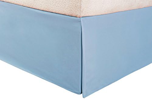 SRP Bedding Real 350 Thread Count Solid Light Blue Queen Bed Skirt