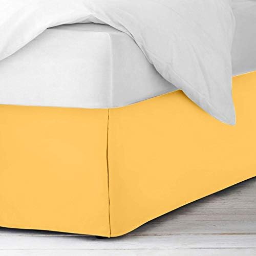 Amuze Ultra Soft Yellow Bed Skirt Twin XL 39x80 18 Drop