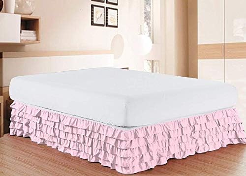 Luxurious Premium 800 Thread Count Egyptian Cotton Bed Skirt - 12 inch Drop Twin