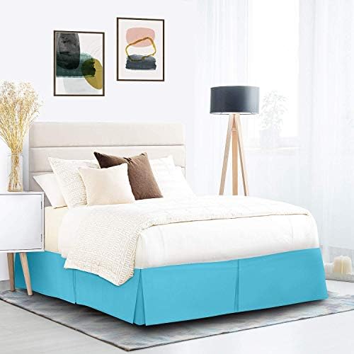 Amuze Ultra Soft Beach Blue Bed Skirt 54x75 18 Drop