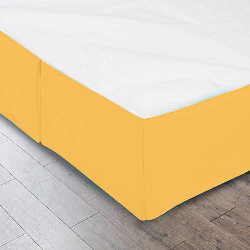Amuze Ultra Soft Yellow Bed Skirt Twin XL 39x80 18 Drop