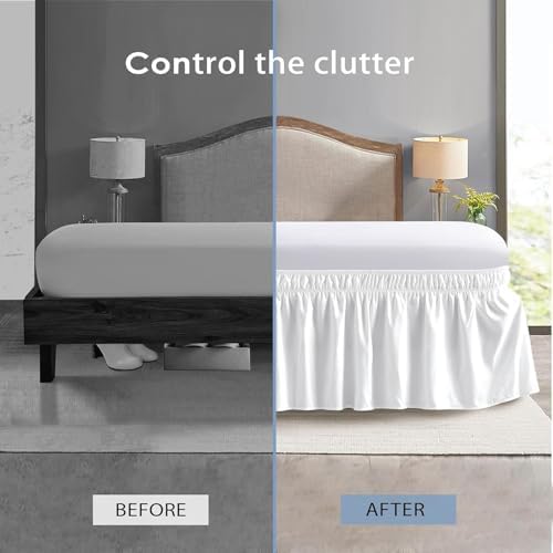 800 Thread Count Egyptian Cotton Bed Skirts with Dust Ruffles