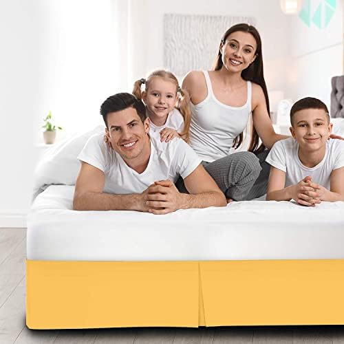 Amuze Ultra Soft Yellow Bed Skirt Twin XL 39x80 18 Drop