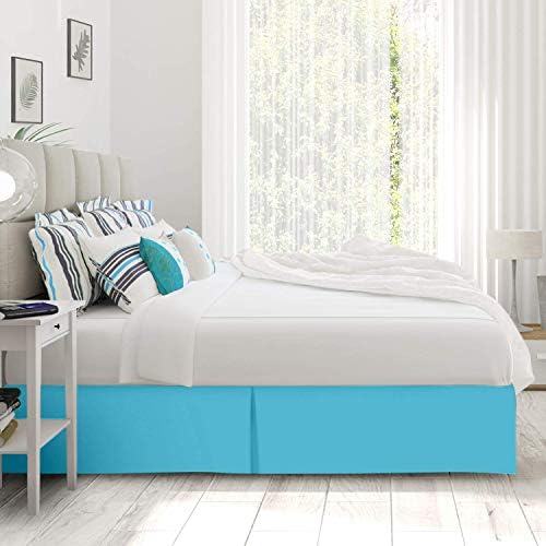 Amuze Ultra Soft Beach Blue Bed Skirt 54x75 18 Drop