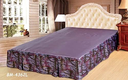 Tache Mixed Purple Ruffled Bed Skirt King Size 1