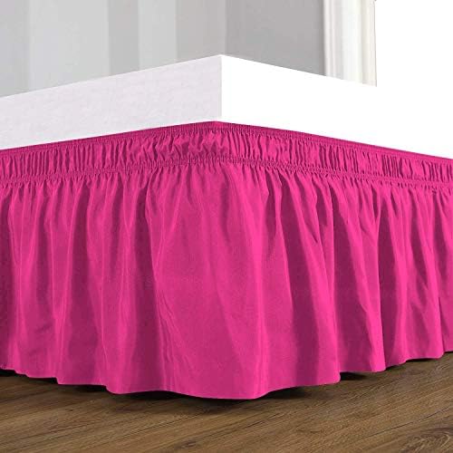 Luxury Linens Hot Pink Cal-King Bed Skirt