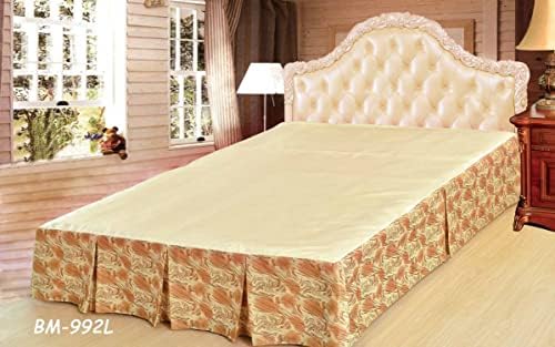 Tache Home Fashion Satin Bed Skirt Twin Size
