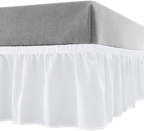 CASUAL LIVING Queen Bed Skirt Ruffled Wrap Around 1