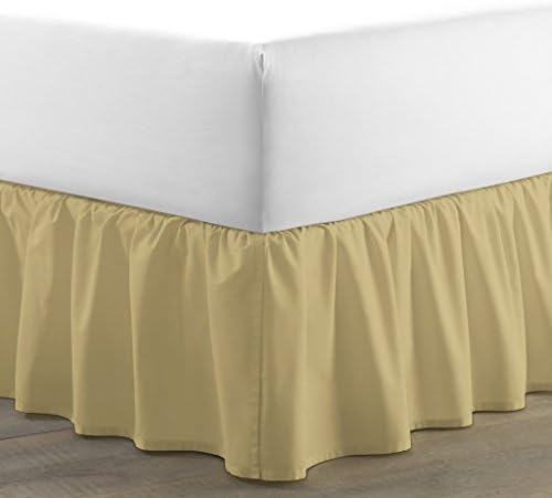 Angels Bedding Ultra Soft 800 Series 1-Piece Ruffled Dust Ruffle Bed Skirt