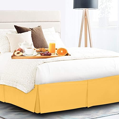 Amuze Ultra Soft Yellow Bed Skirt Twin XL 39x80 18 Drop