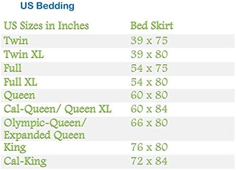 US BEDDING Super Soft Satin Bed Skirt Twin Blood Red 15 Drop