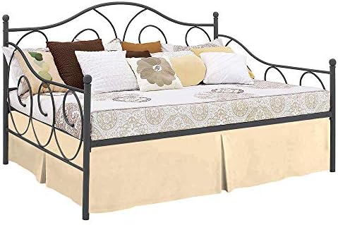 Luxury Linens Tailored Pleated Bed Skirt Twin 16 Inch Drop Ivory