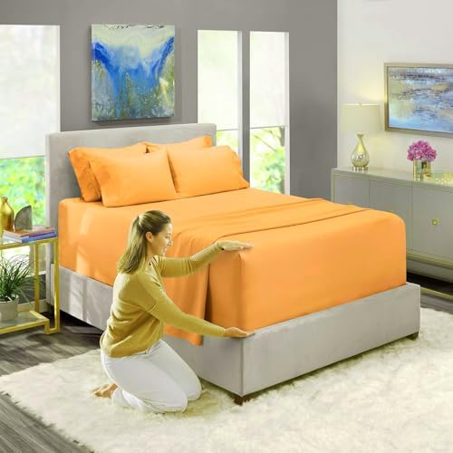 Luxxurecare Three Fabric Sides Elastic Bed Skirt 15 Drop