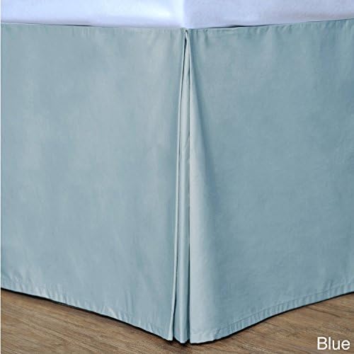 SRP Bedding Real 350 Thread Count Solid Light Blue Queen Bed Skirt