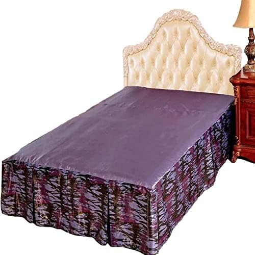 Tache Mixed Purple Ruffled Bed Skirt King Size 1