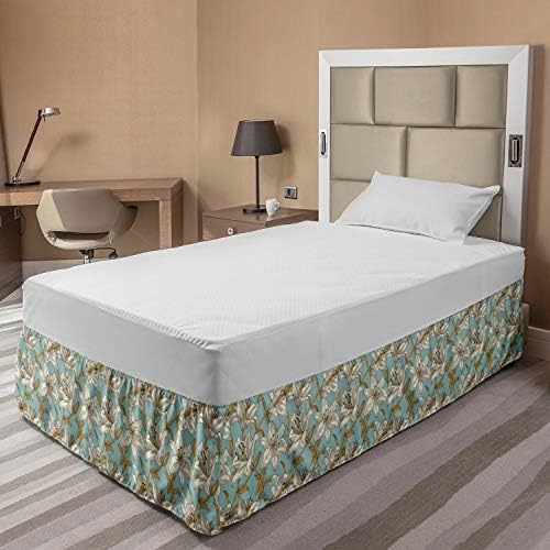 Lunarable Lily Bed Skirt - Beige Pale Coffee
