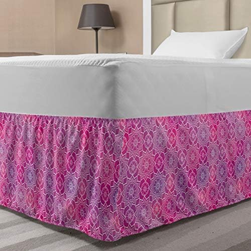 Lunarable Floral Bedskirt Twin Twin XL