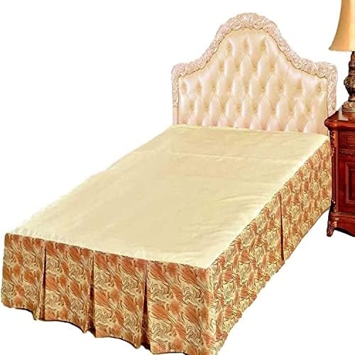 Tache Home Fashion Satin Bed Skirt Twin Size
