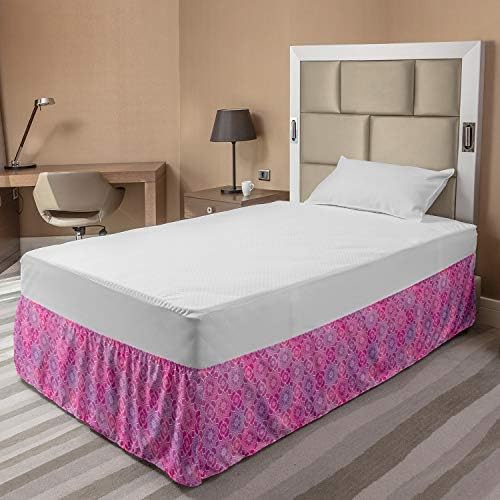 Lunarable Floral Bedskirt Twin Twin XL