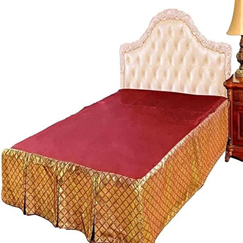 Tache Home Fashion BSK-4353LF Satin Bed Skirt 1
