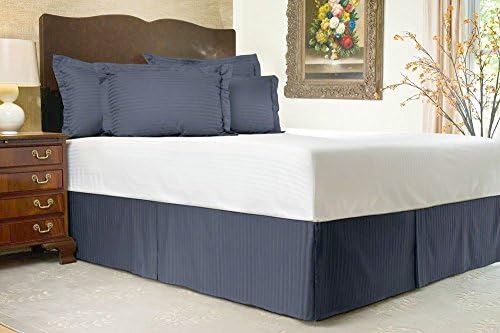 SRP Bedding Real 210 Thread Count Charcoal Gray Bed Skirt