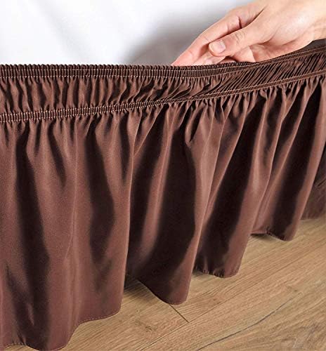 Amuze Wrap Around Bed Skirt - 15 Inch Drop Easy OnOff