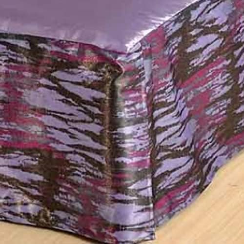 Tache Mixed Purple Ruffled Bed Skirt King Size 1