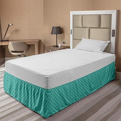 Lunarable Japanese Bedskirt with Squama Pattern 1
