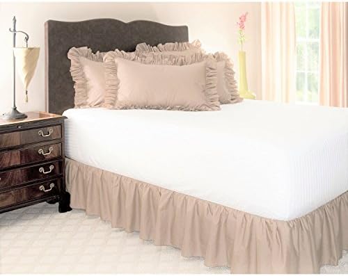 Angels Bedding Ultra Soft 800 Series 1-Piece Ruffled Dust Ruffle Bed Skirt