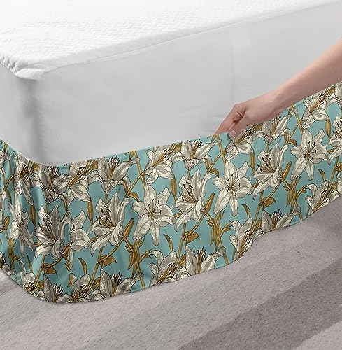 Lunarable Lily Bed Skirt - Beige Pale Coffee