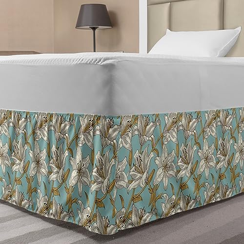 Lunarable Lily Bed Skirt - Beige Pale Coffee